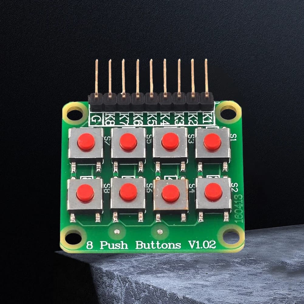 Tastierino Numerico 2x4, Tastierino 4x2, 8 Pulsanti V1.00, Tastiera di Matrice, Pulsanti 2*4 per Arduino AVR PIC