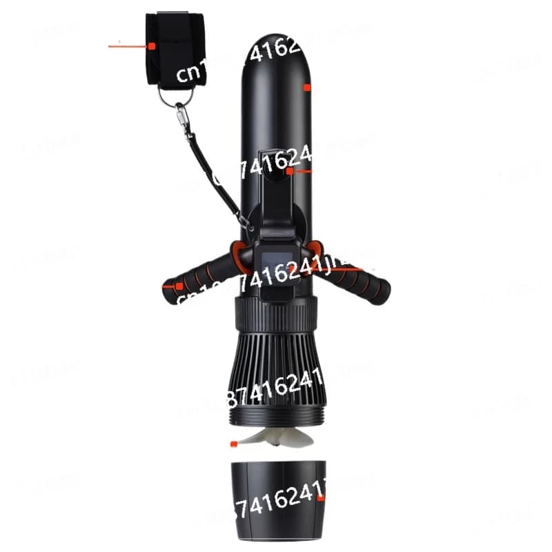 700 W continuous stream underwater cleaner for scuba diving, snorkeling, portable booster, high power paddle board, push two in one