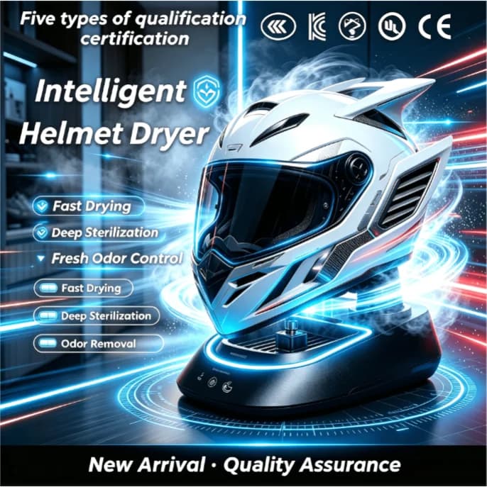 Portable Helmet Dryer And Sterilizer for Motorcycle Hockey And Baseball Caps Helmet Care Accessory