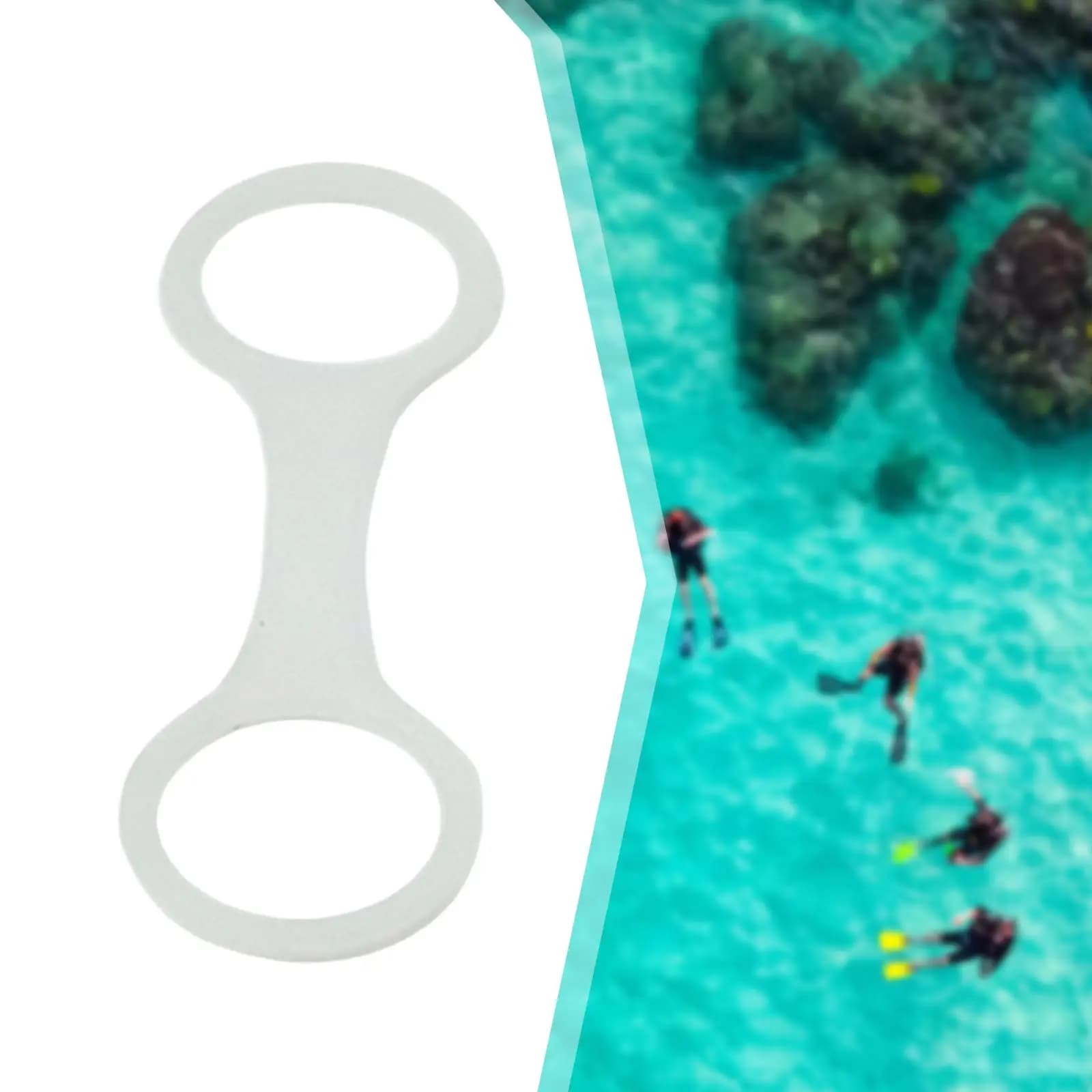 Scuba Mask Strap Keeper Flexible Silicone Attachment Diving Snorkel Clip Retainer Holder for Underwater Activities