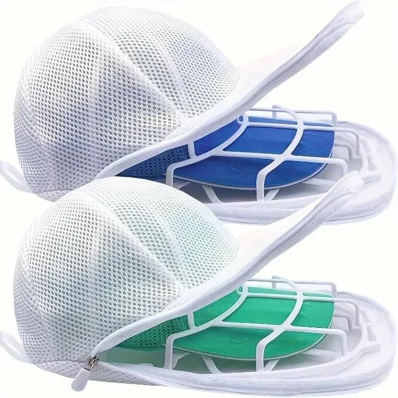 Portable Hat Washing Protection Bag Cleaning Machine Washable Laundry Bag Anti-Deformation Secure Hat Storage Solution