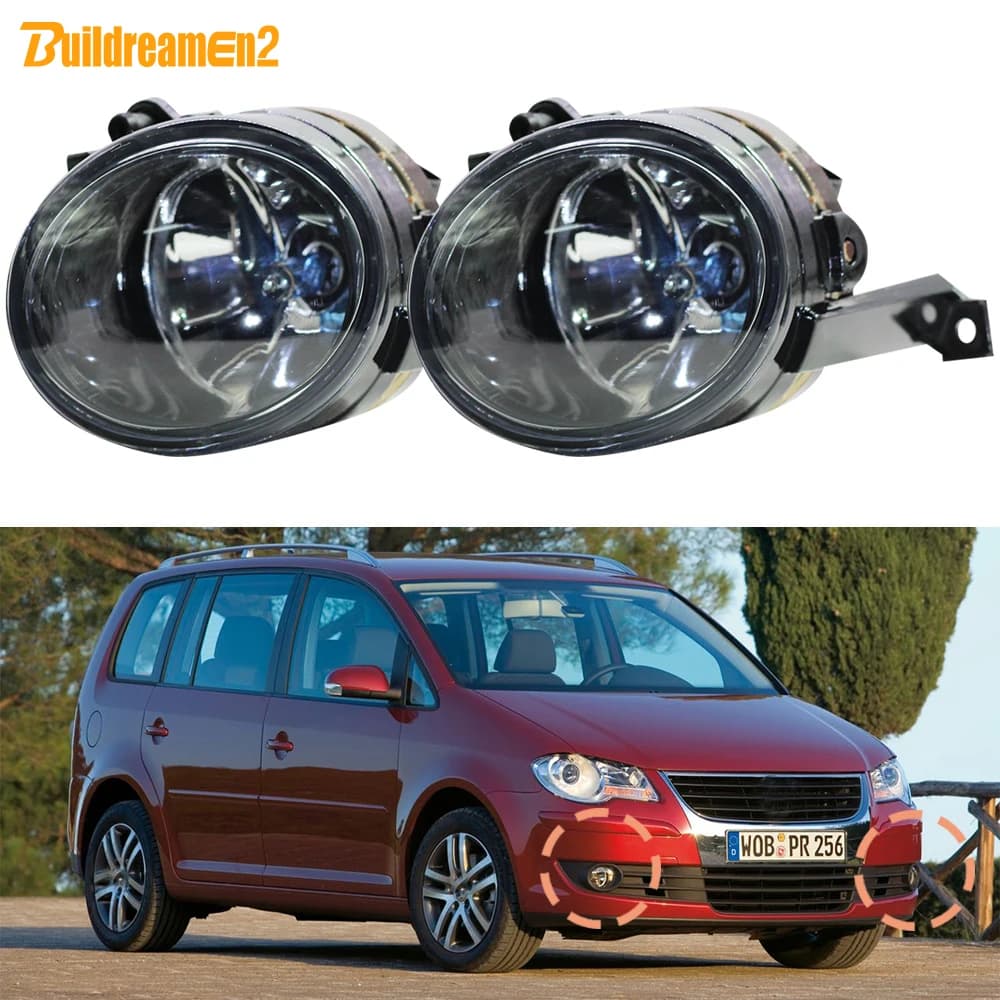 Accessori per fendinebbia per auto Paralume + Lampadina alogena per VW Volkswagen Touran (1T1, 1T2) 2003 2004 2005 2006 2007 2008 2009 2010
