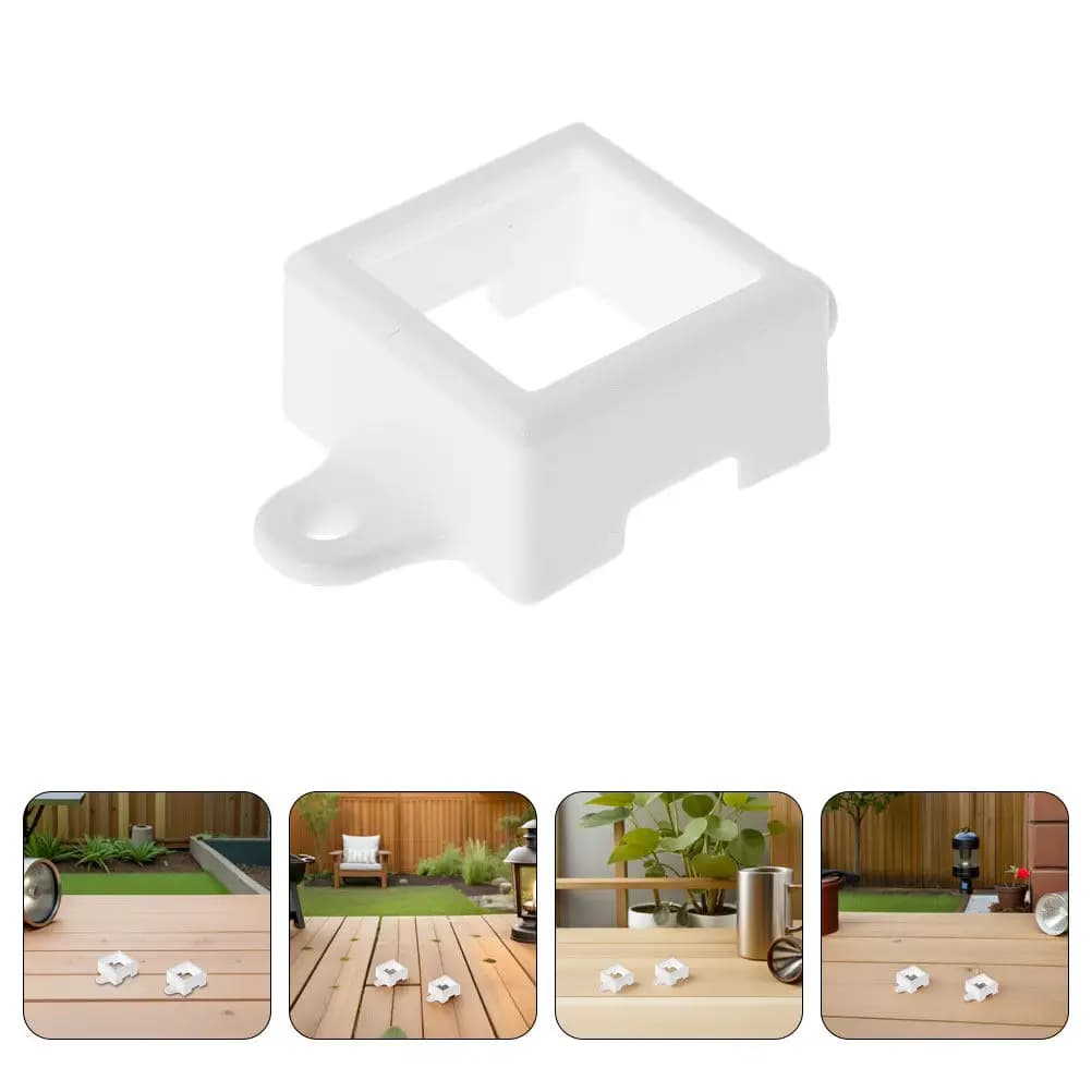10 Pezzi Supporti di Montaggio Impermeabili per Luci LED da Esterno, Clip in Plastica per Fissaggio Strisce Luminose e Luci a Corda per Giardino e Patio