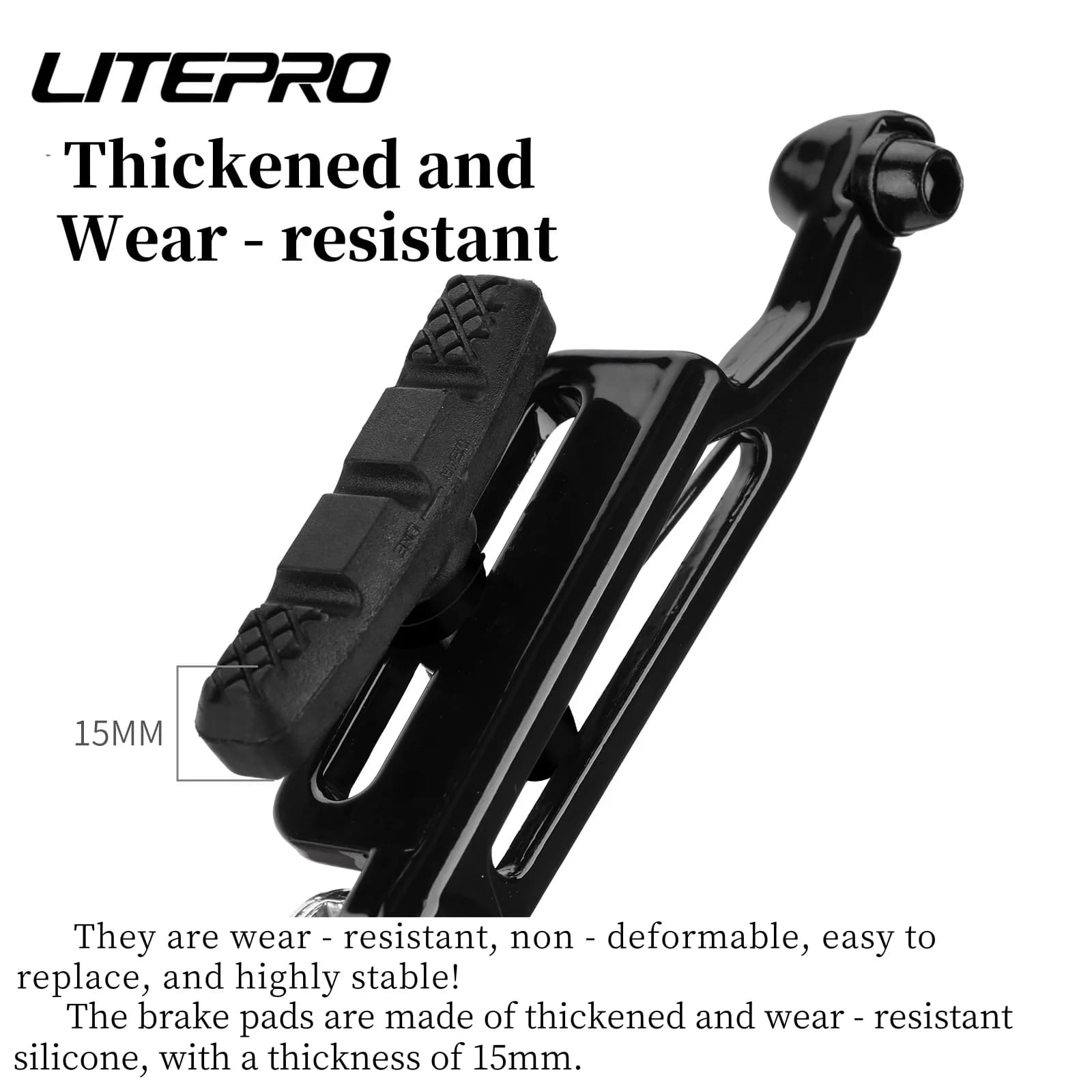 V Brake LP Litepro Pinza per bicicletta Bici pieghevole Braccio lungo 412 Modificato 14 16 pollici 406 451 Lega di alluminio 110MM Freni Parti della bici