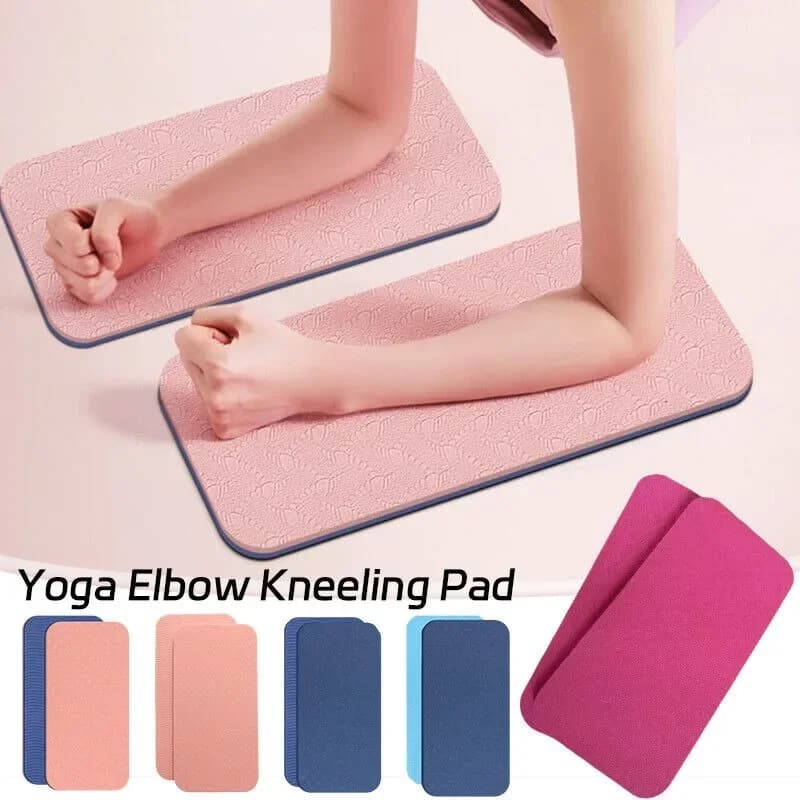2 pieces yoga exercise exercise knee pad portable non-slip gym mat for elbow leg balance exercise pilates accessories
