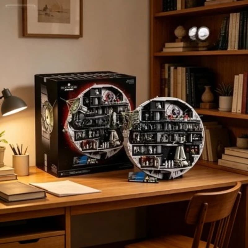 75419 Bandai 9023 pz. MOC UCS Death Star Mattoncini da Costruzione Modello Artigianale Premium da Collezione compatibile con mattoncini LEGO