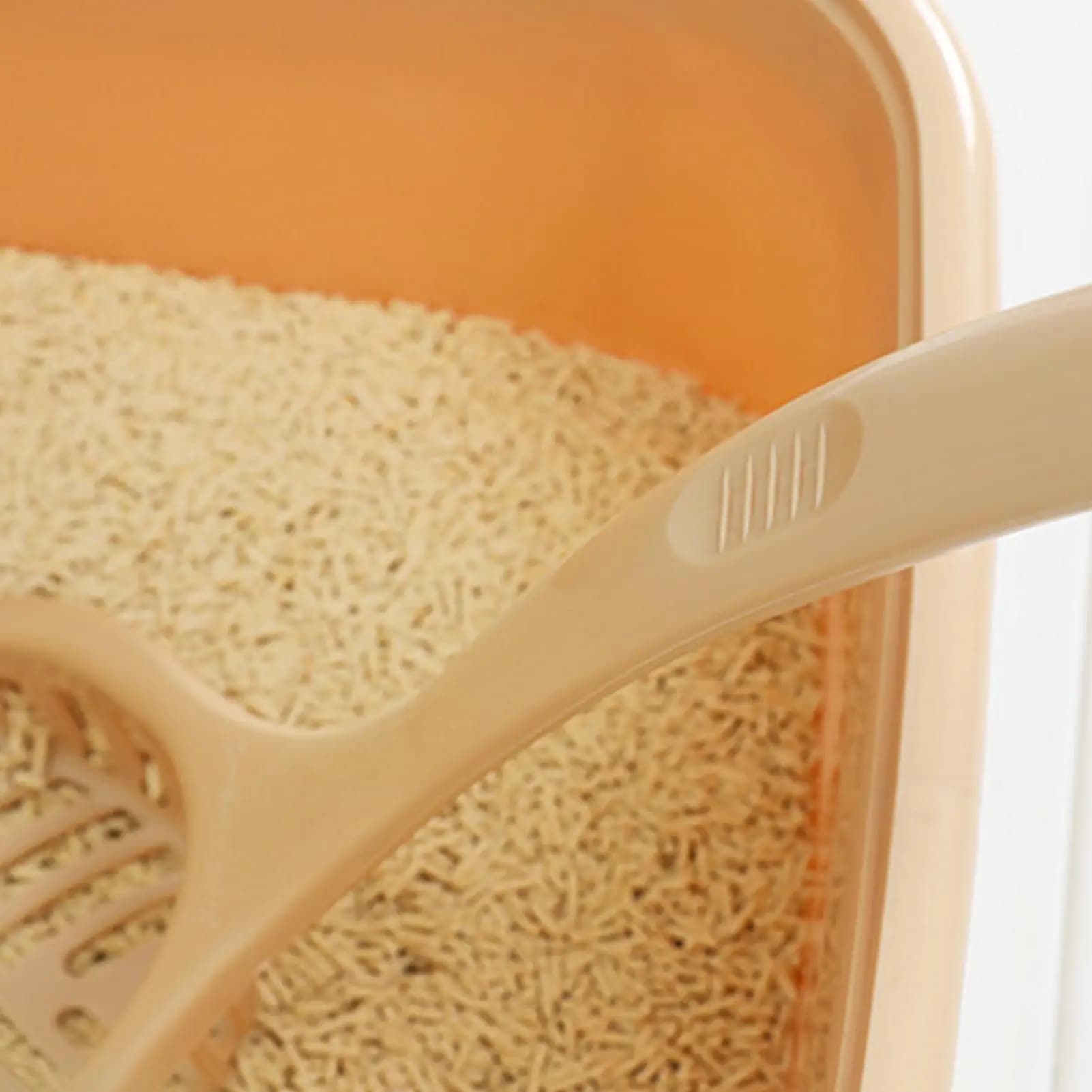 Litter Scooper Ergonomic Non-Slip Grip Poop Cleaning Lifter Shovel Cat Scooper For Indoor Home Bathroom Apartment Garage