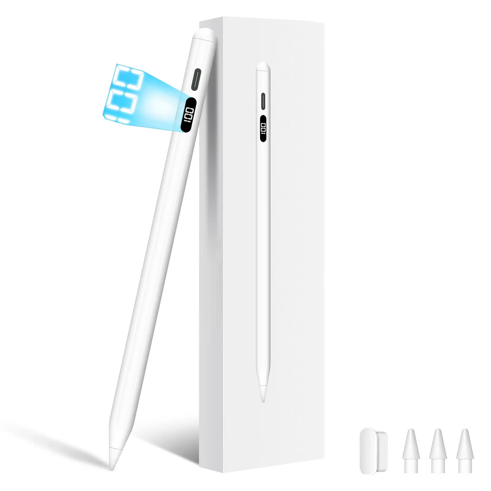 Per Apple Pencil 2 1 Display Power Digital Tilt Palm Rejection Matita ottica per iPad 6/7/8/9/10,Mini 5/6,Air 3/4/5,Pro 11/12.9