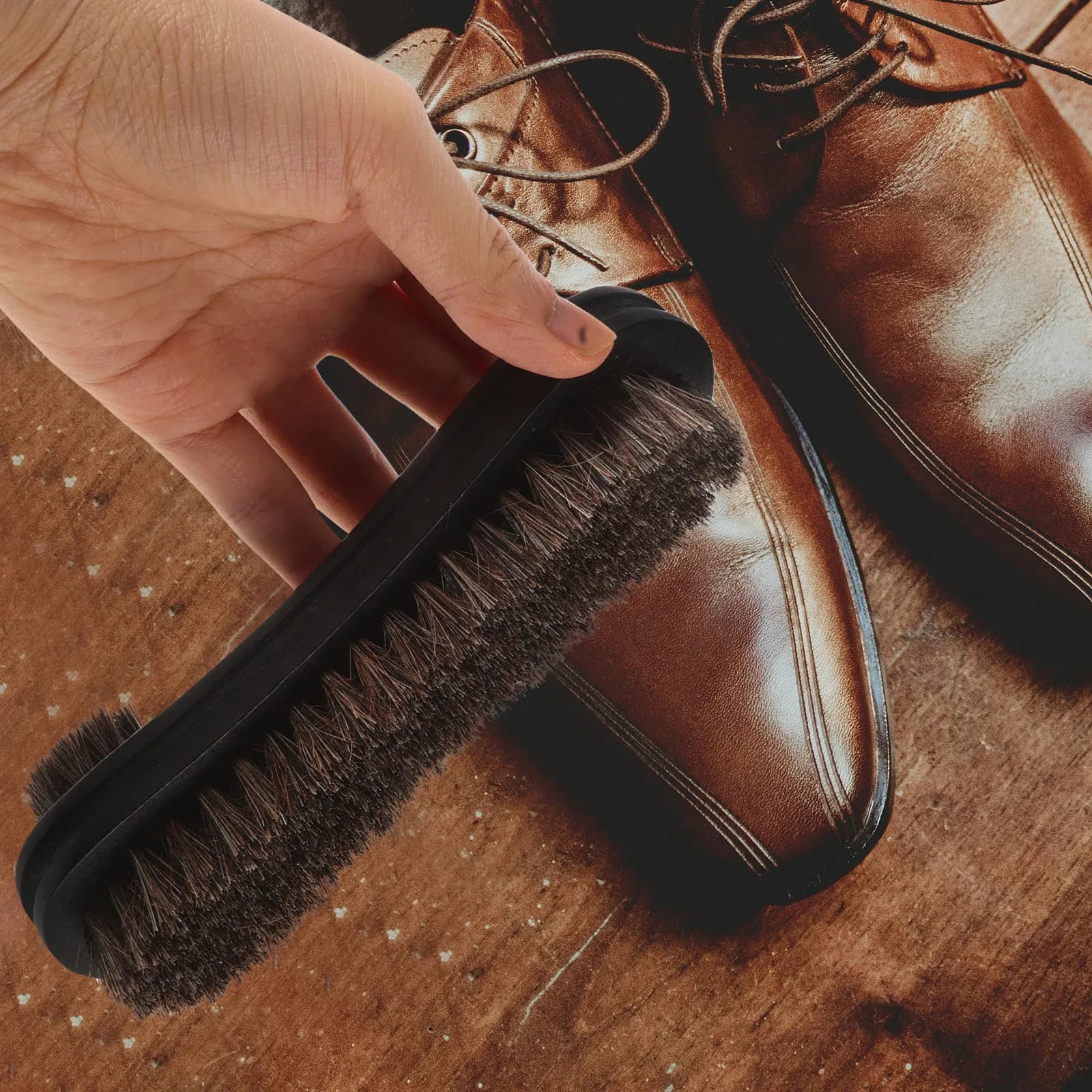 Spazzola per scarpe da 868 pezzi per lucidare e spolverare le scarpe, strumento portatile per la pulizia domestica, spazzola multifunzionale per la pulizia delle scarpe