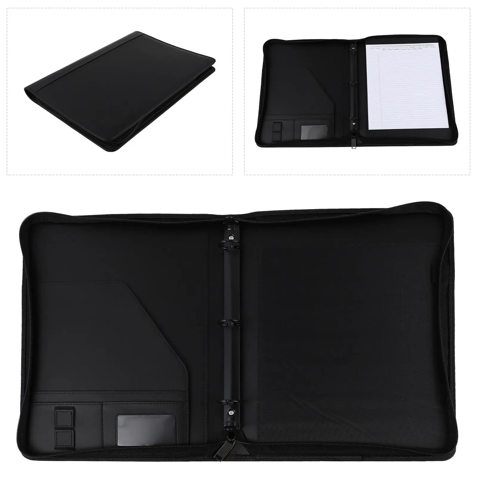 Cartella portadocumenti A4 da 1 pezzo, materiale premium resistente all'usura, per archiviazione di documenti d'ufficio, organizzazione dello studio, proposte aziendali, ricevute