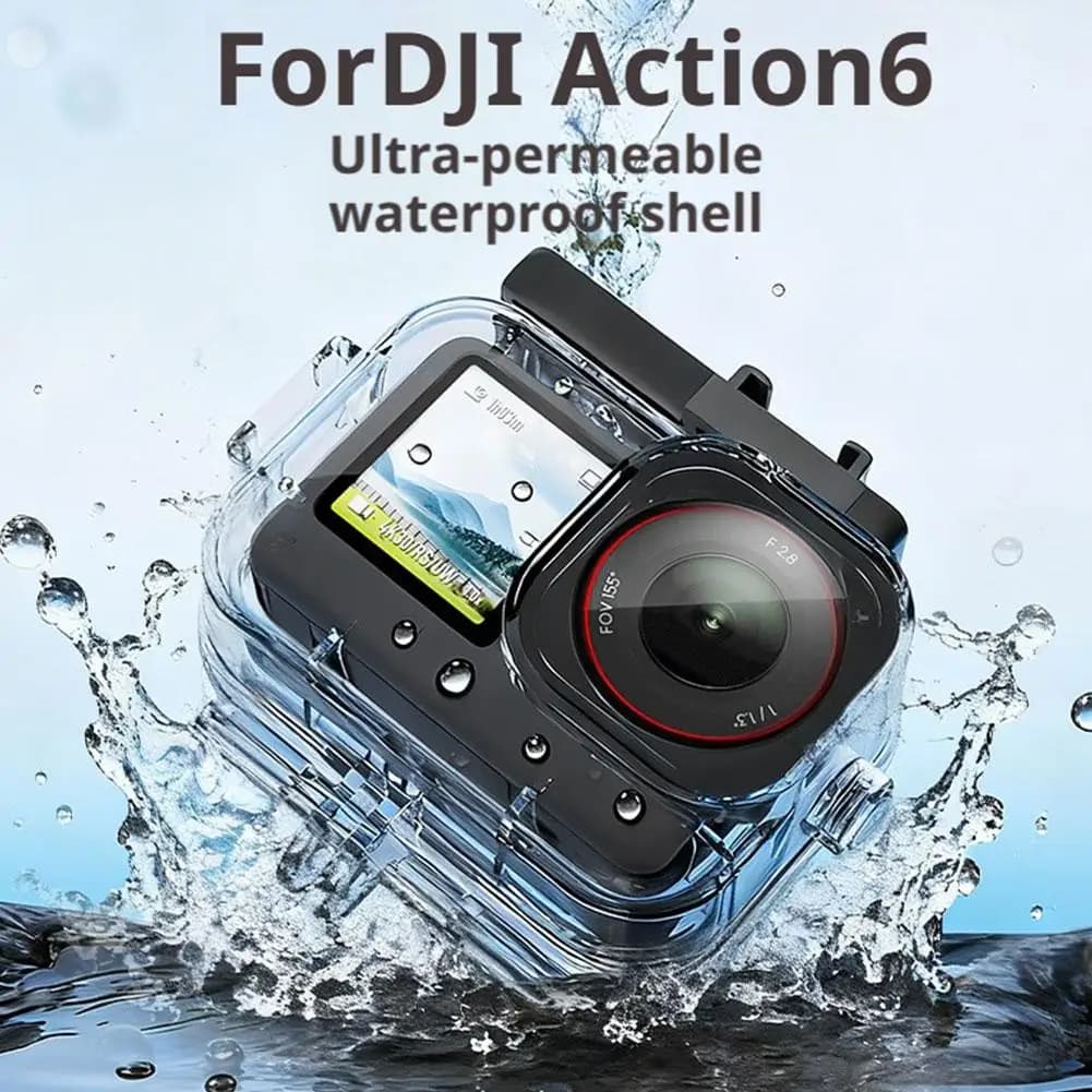 Custodia Impermeabile per DJI Action 6, Protezione Subacquea per Immersioni fino a 70M, Accessori per Action Camera 2026 NUOVO R8V7