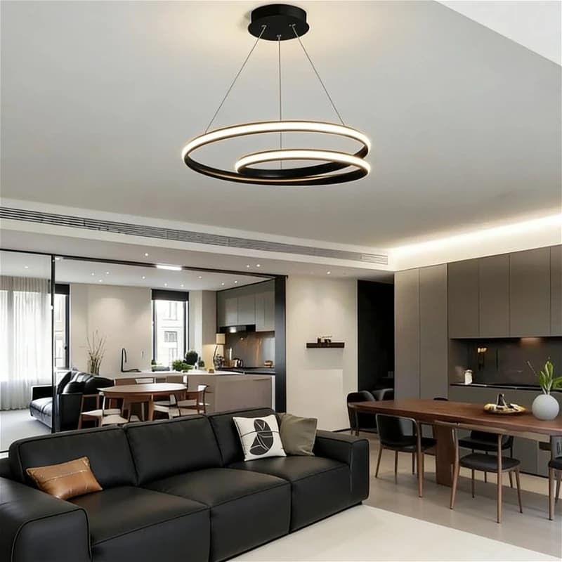Lampade a Sospensione LED Moderne in Metallo per Ingresso, Lampadari Creativi ed Eleganti per Decorazione Domestica, Ideali per Soggiorno, Sala da Pranzo, Camera da Letto e Angoli