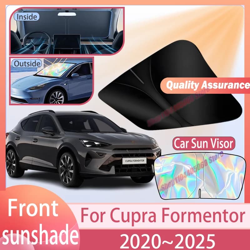 For Cupra Formentor 2020~2025 2024 2023 Windshield Sunshade Cover Anti UV Protection Accessories Car Front Windshield Sunshade