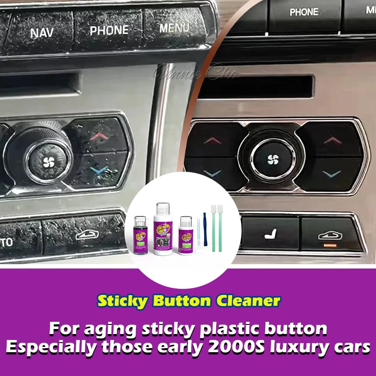 Remove Adhesive Buttons for Auto Plastic Restorer Maserati For Adhesive Removal Aventador for Interior Detergent Car Porsche