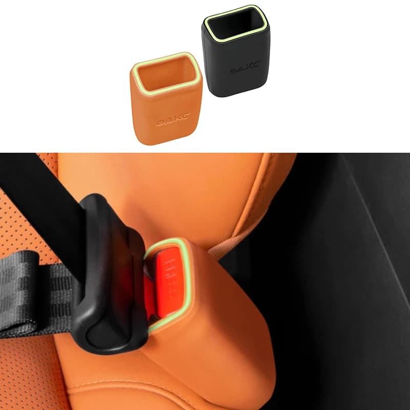 Custodia protettiva in silicone per cintura di sicurezza per auto adatta per Haval H9 2024 modificata con copertura protettiva per presa con fibbia per cintura di sicurezza luminosa