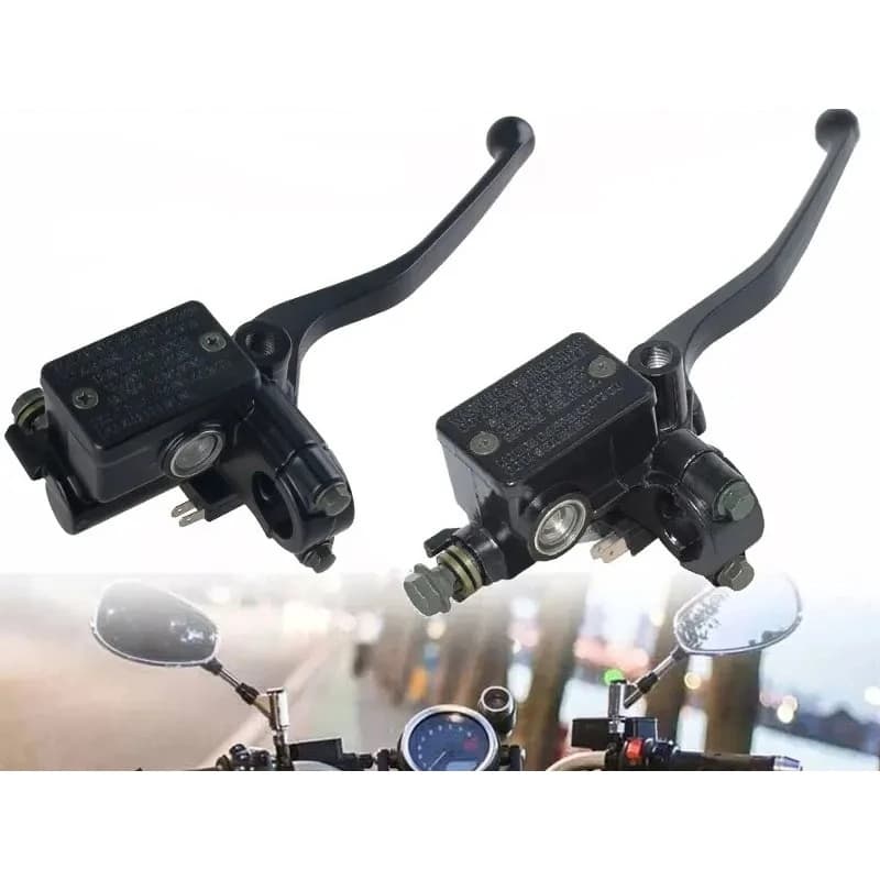 22mm Universal Motorcycle Brake Pump Front Master Cylinder Hydraulic Brake Lever Right For Dirt Pit Bike ATV Quad Moped Scooter