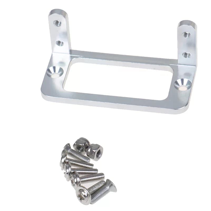 1 set di staffe di supporto standard per servo S3003 MG995 per barca RC, colore argento