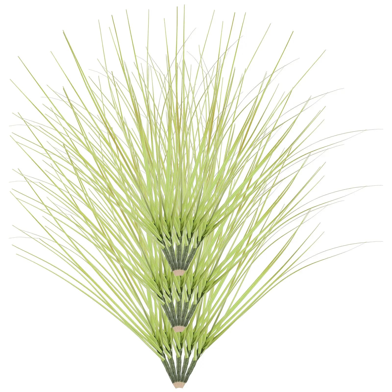 15 Pieces of Realistic Artificial Grass for Home and Office Decoration, Green Fin for Vases, Fined Plants for Interior and Exterior, Realistic Home Decoration