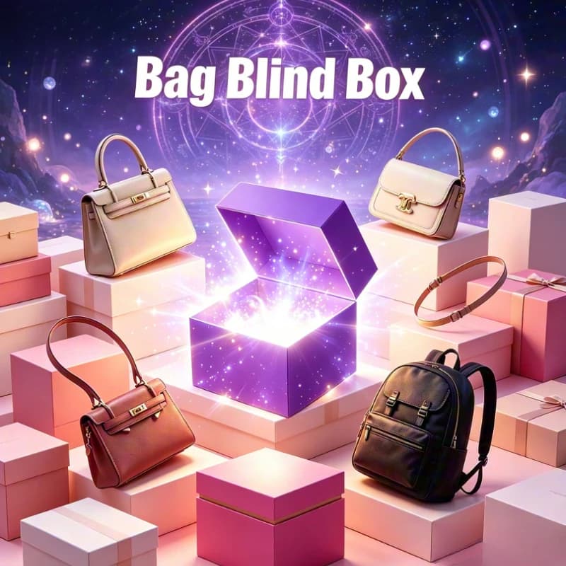 Casual bag series limited edition boxes, random handbags, crossbody bags, ladies' fashionable surprise mysterious gift box, lucky random gifts