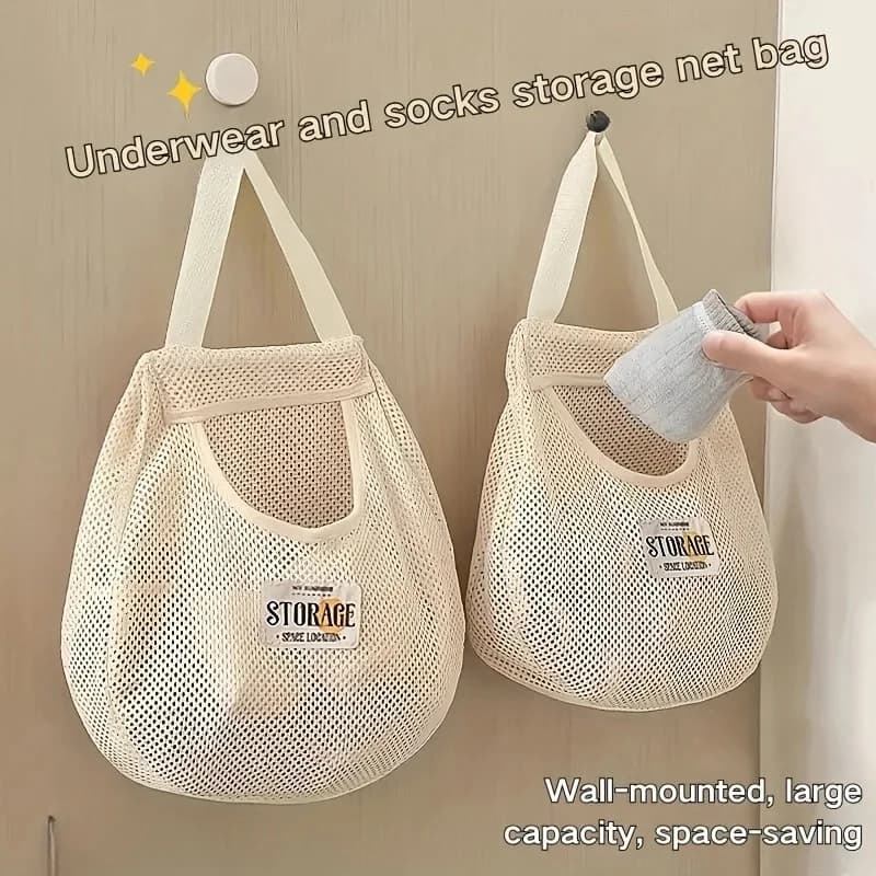 2 pezzi/set calzini giapponesi portaoggetti borsa da appendere armadio appeso biancheria intima borsa da appendere al muro dormitorio sacco da boxe