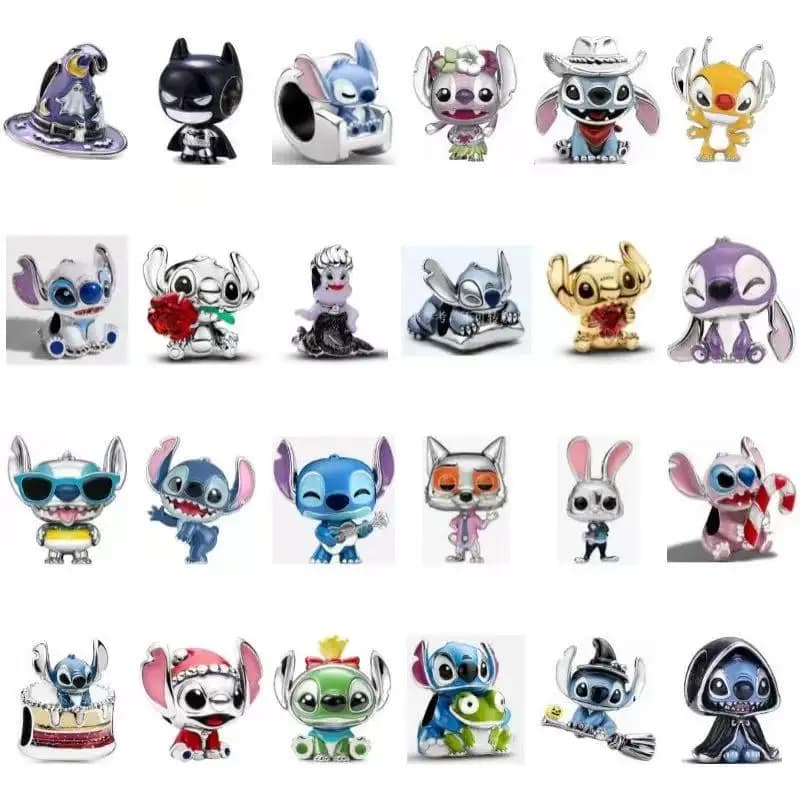 Stitch Disney Charms Silver 925 Beads Fits 3mm Bracelet Bangle Necklace For Women Pendant Luxury DIY Jewelry Making Fine Gifts