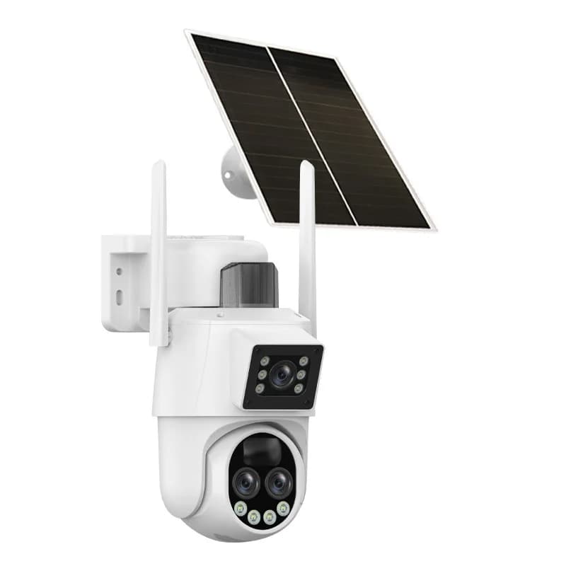 6MP V380pro APP 10x Zoom Doppia Lente di Energia Solare WIFI/4G Telecamera Dome IP AI Umanoide Sicurezza Domestica CCTV Citofono Baby Monitor
