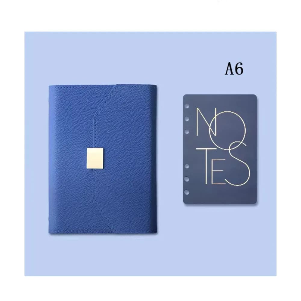 A6/A5 Binder Notebook Leather Cover Loose-leaf Refillable Notebook Agenda Planner Office Supplies Travel Journal Notebook