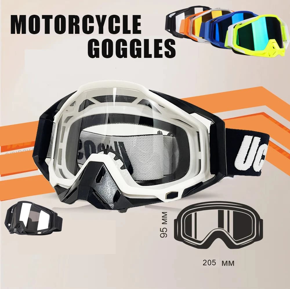 Nuovi occhiali protettivi moto sport all'aria aperta occhiali da vista antipolvere antivento occhiali da Snowboard da sci Bickcle Riot Riding