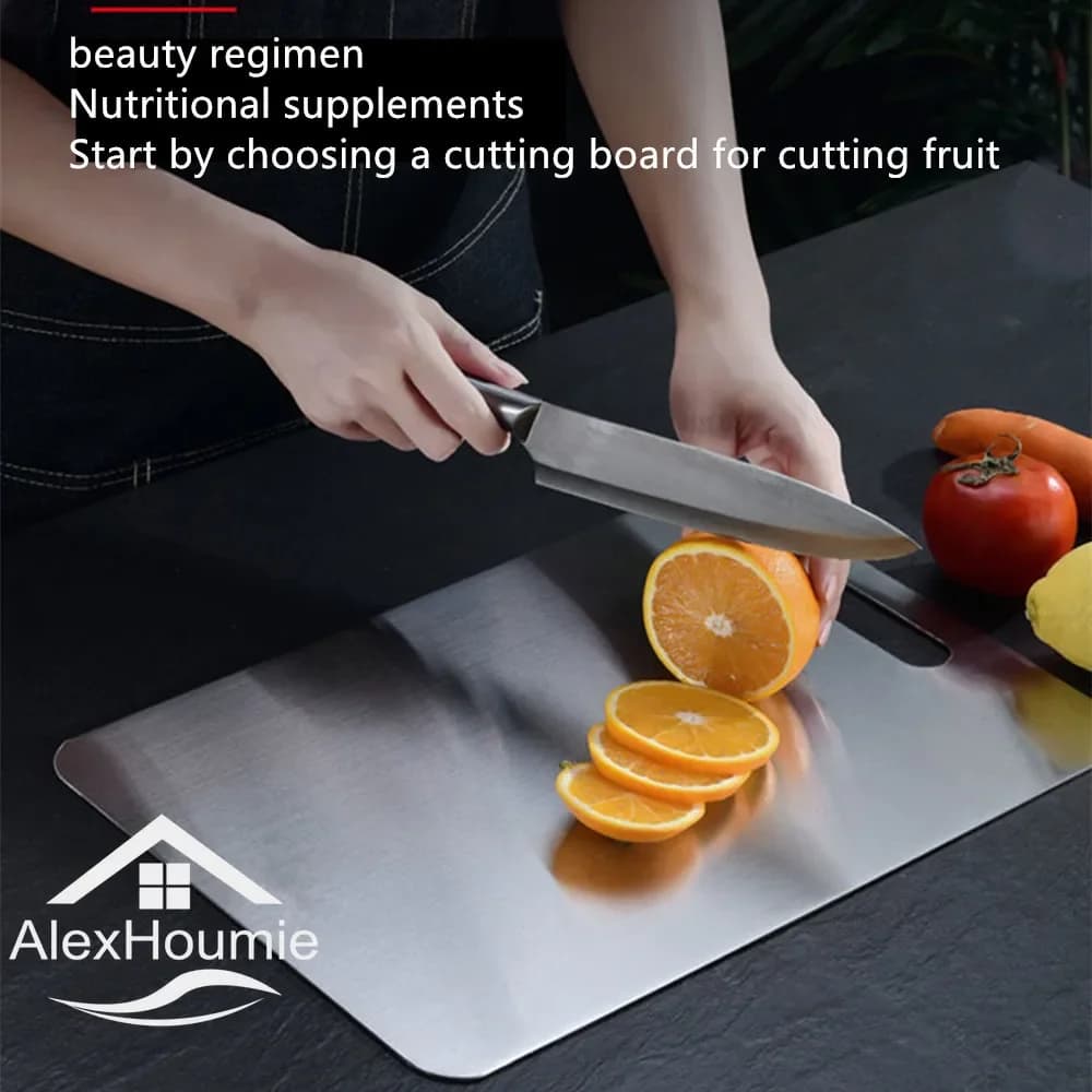 Stainless Steel Cutters Home Kitchen Rectangular Board Sterile Mould proof fruit vegetables meat cutting board
