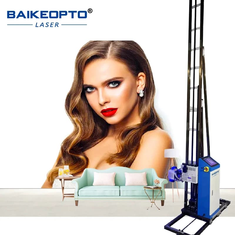 UV vertical wall printer with 3D touch screen Digital printing machine for inkjet paints for business and crafts