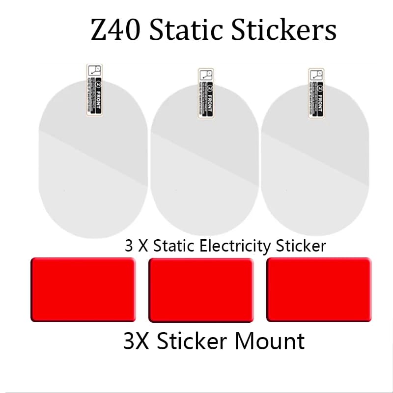 For DDPAI Z40 Dash Cam Smart Movies and static stickers for DDPAI Car DVR VHB Sticker holder 3 pieces