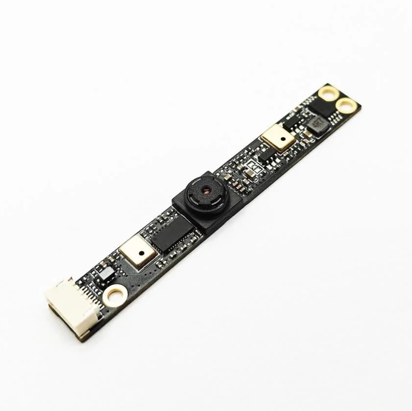 1280Hx720V 1/4 Inch CMOS USB Camera Module FF 67° MJPEG, YUY2 With Digital Microphone UVC-compliant, Plug and Play