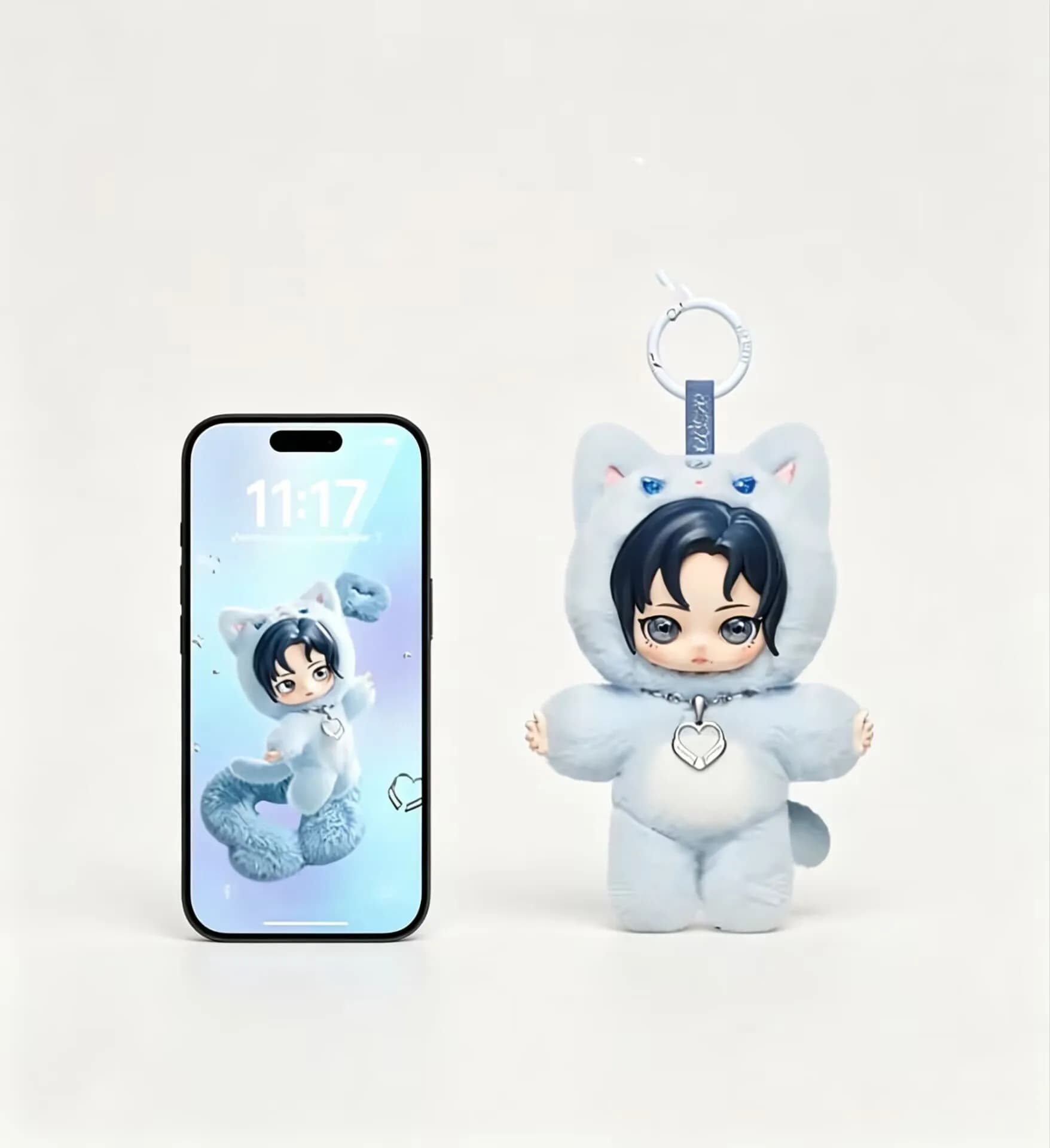 POP MART Aespa Serie Fluffy Club, Action Figure Anime Kawaii in Scatola Misteriosa, Bambole Sorpresa per Ragazze
