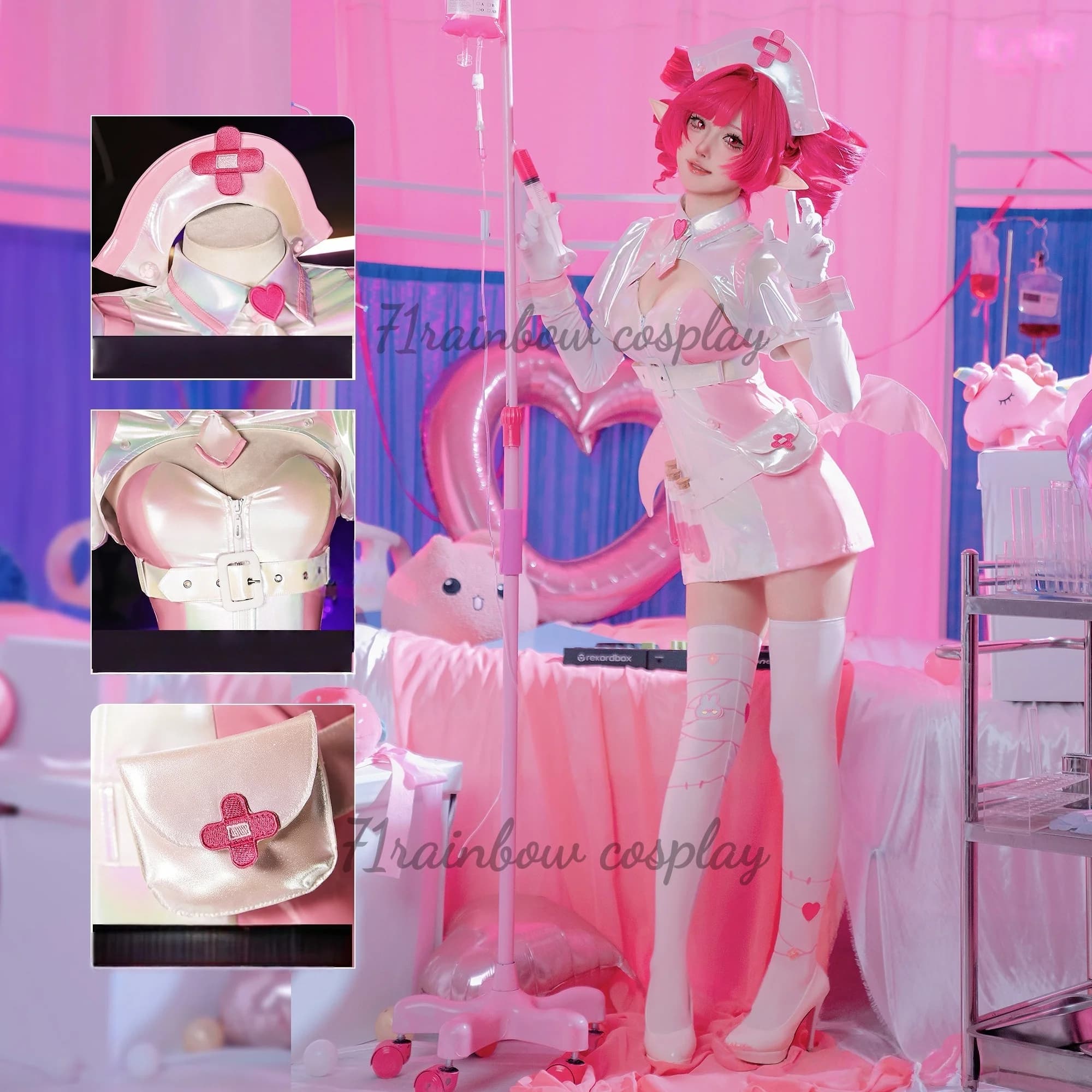 Muse Dash Buro Cosplay Costume Buro Elfo Nursing Halloween Dresses Costumes Cosplay