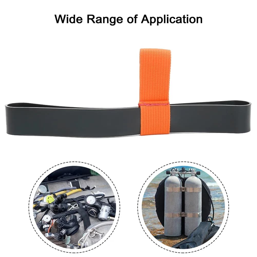 Elastic Scuba Diving Snorkeling Tank Cylinder Bottiglia Tube Stop Lateral Fascia Hanging Decompression Bottle Gas Collar Bende