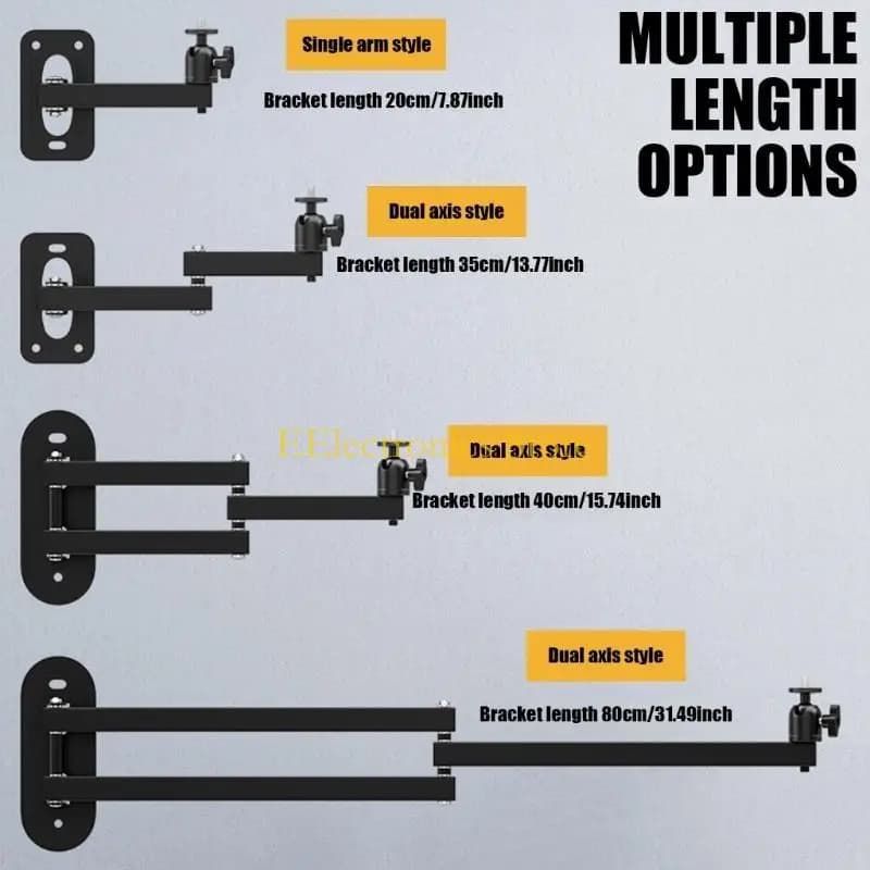 B03C Mini Ceiling Wall Projector Mount Holder Space Saving Projector Mount Stand Enhances Viewing Experience