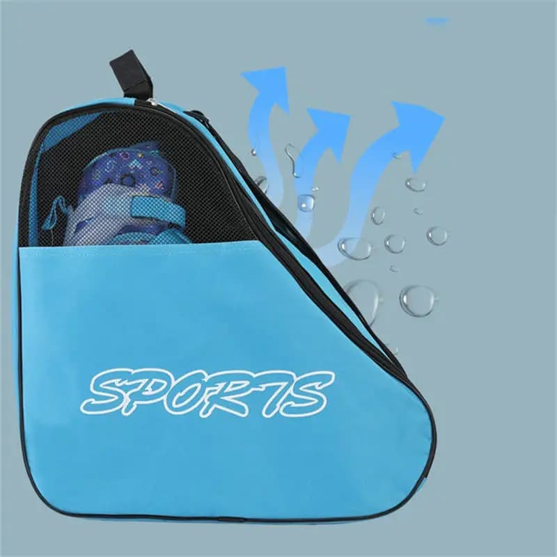 Borsa Portatile per Pattini a Rotelle, Borsa per Pattinaggio su Ghiaccio, Grande Capacità, Borsa per Pattini in Linea per Bambini, Borsa Porta Pattini, Borsa per Scarpe da Pattinaggio