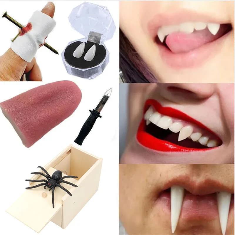 Simulazione del trucco romanzo giocattolo magico lingua finta coltello telescopico in plastica puntello per prestazioni parodia palla per trucco puntello