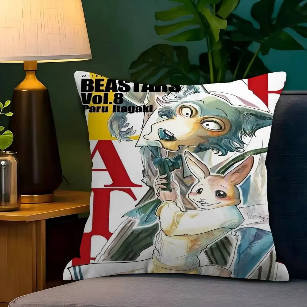B-BEASTARS Federa per cuscino, regalo, decorazione per casa, ufficio, camera da letto, divano, auto, 45x45