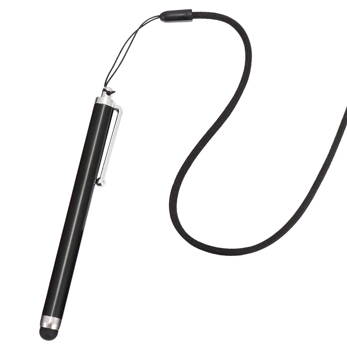 Penna touch screen capacitiva con corpo in metallo da 5 pezzi, 9 mm, con punte in silicone per telefono, tablet, scrittura fluida, disegno, leggera e portatile