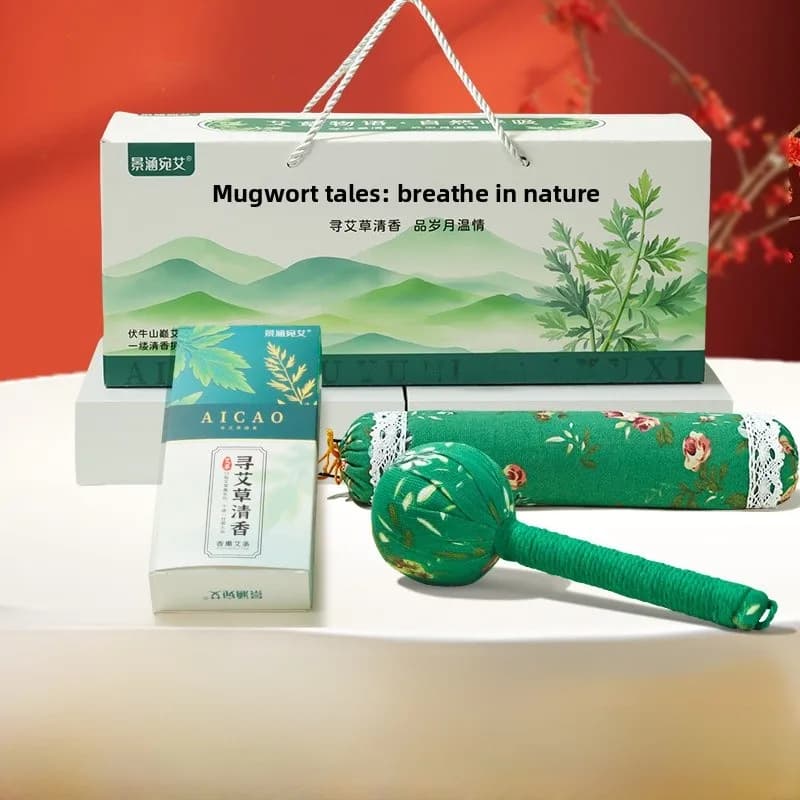 Set Regalo Achillea, Regali Aziendali, Articoli per la Salute degli Anziani, Martello, Incenso, Cuscino, Bastoncini, Confezione Regalo, Piccoli Regali Pratici