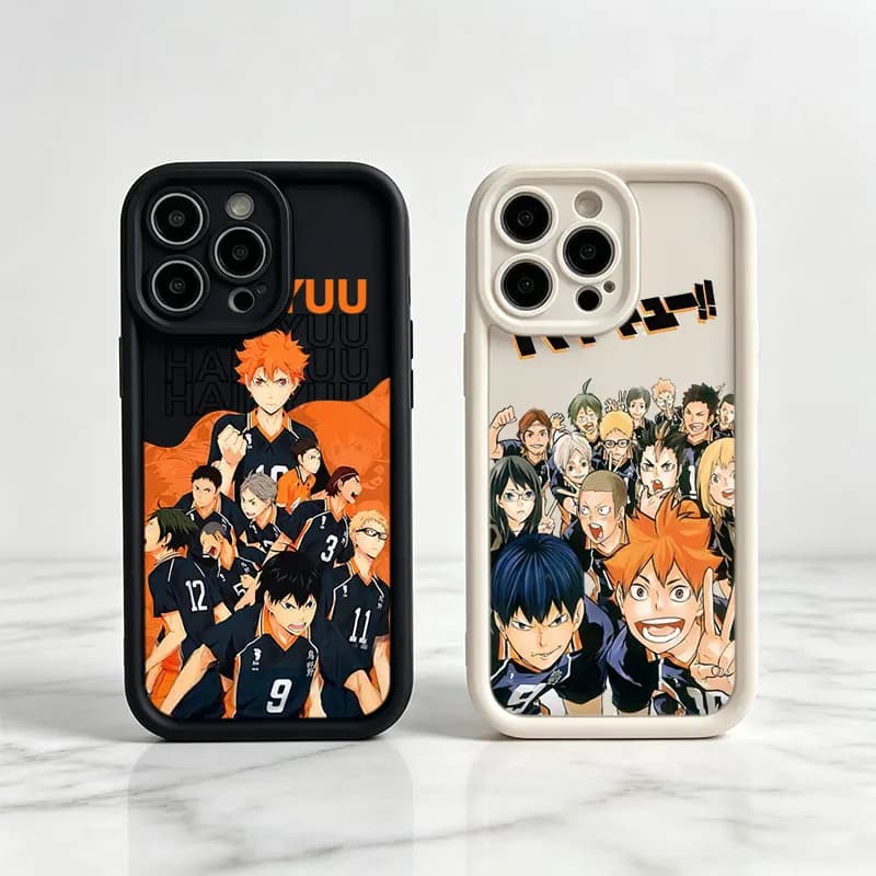 Haikyuu Oya Volleyball Shockproof Phone Case For iPhone 17 Air 16E 15 14 Plus 13 12 Mini 11 Pro Max Silicone Cover