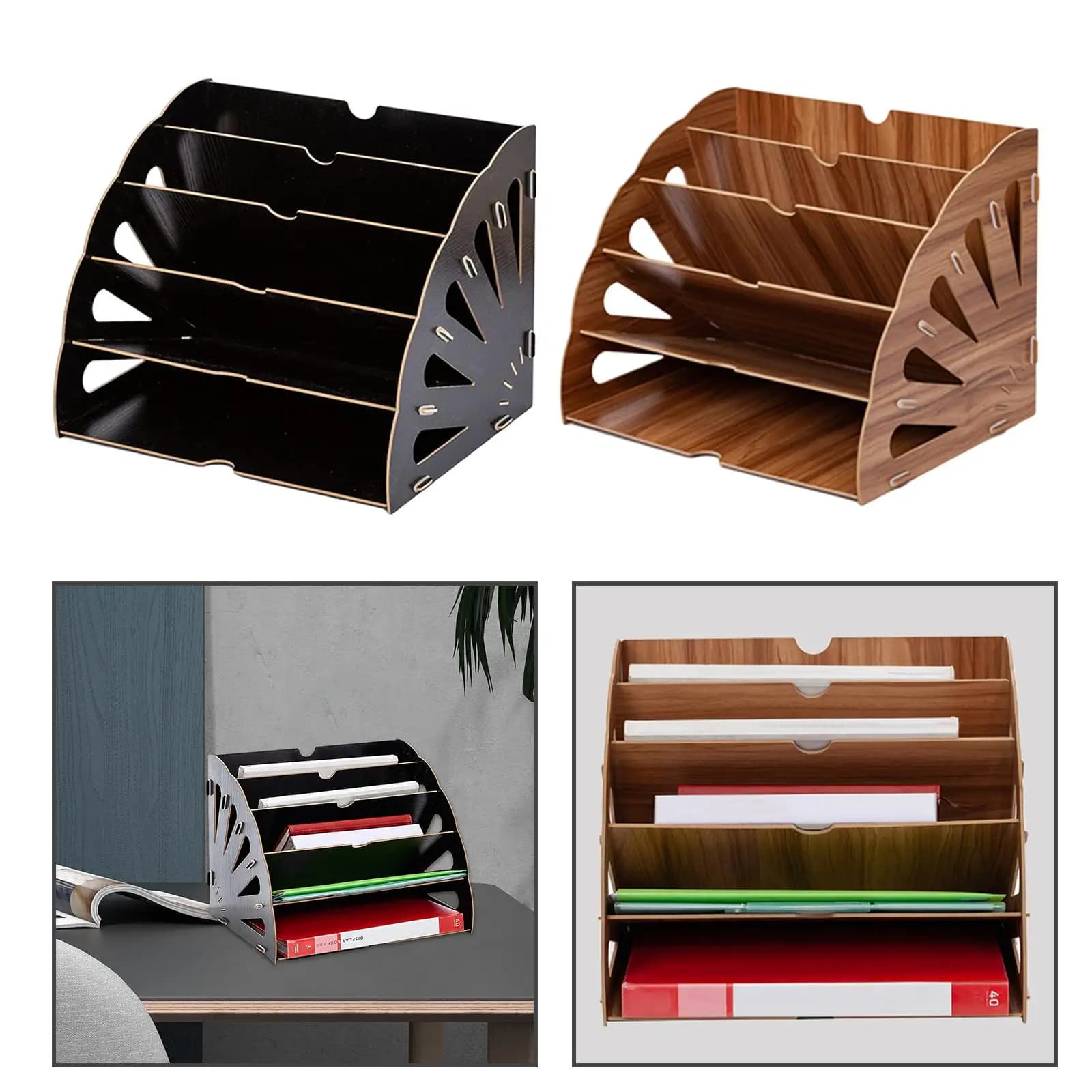 File Sorter Folder File Rack Desk File Organizer for Classroom Office Home