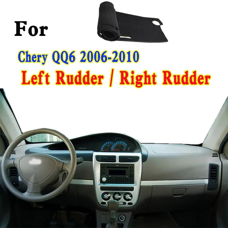 Per Chery QQ6 Jaggi S21 2006-2010 Accessori Tappetino Cruscotto Copertura Pannello Strumenti Isolante Parasole Protettivo