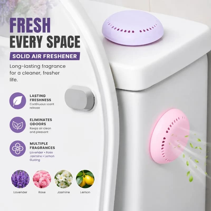 Household Fragrance Deodorizer Portable Aroma Diffuser Eliminate Odd Smell Suitable Bathroom Bedroom Wardrobe Car Interior Fresh