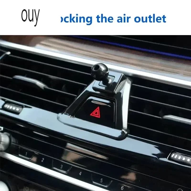 17mm Special Mounts For Hyundai Santa Fe Car Phone Holder GPS Supporting Fixed Bracket Air Outlet Base Accessories 2019-2023