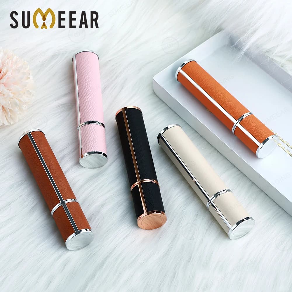 10 ml, pack of 10, spray bottles for external perfume in leather and glass coating, moisturizing bottles of luxury pressure