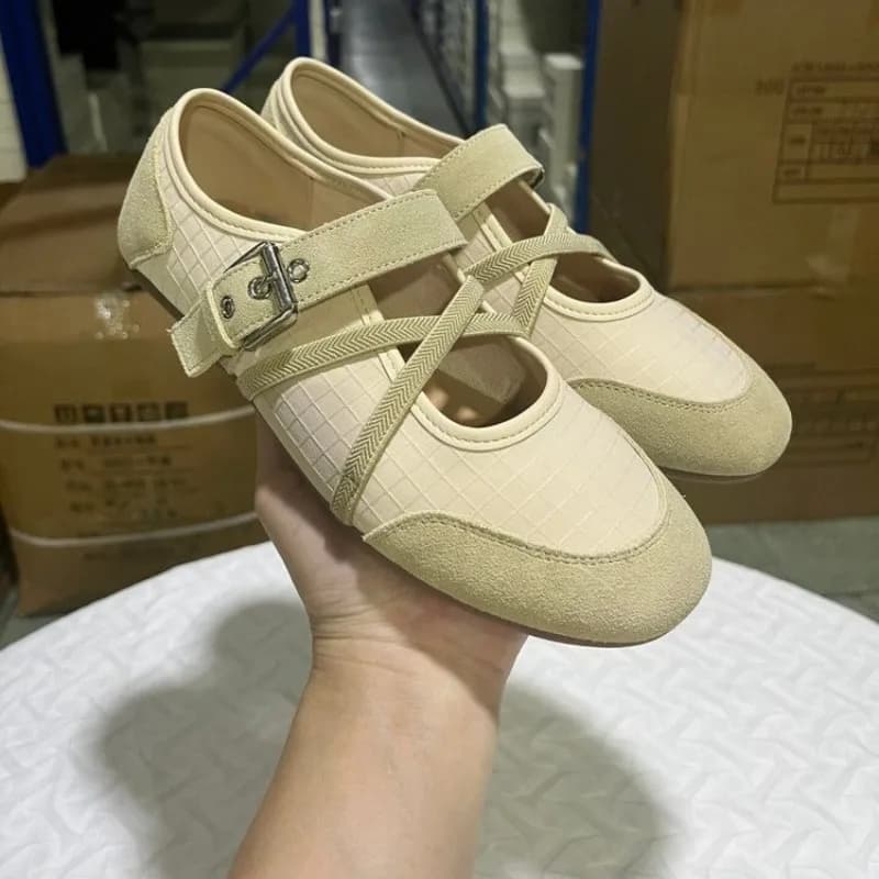 Sandali Mary Jane da Donna, Nuovo Stile Estate 2026, Scarpe Casual con Tacco Alto o Piatte