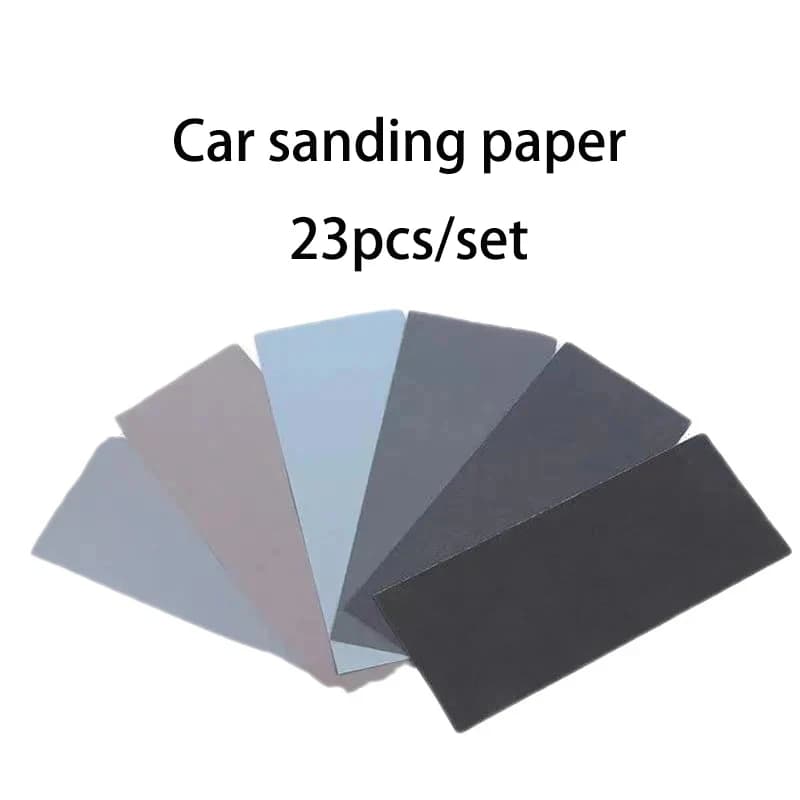 Set di carta vetrata Carta vetrata a grana 60-20000 Carta abrasiva a umido e asciutto Utensili abrasivi Lucidatura di plastica per metalli per auto