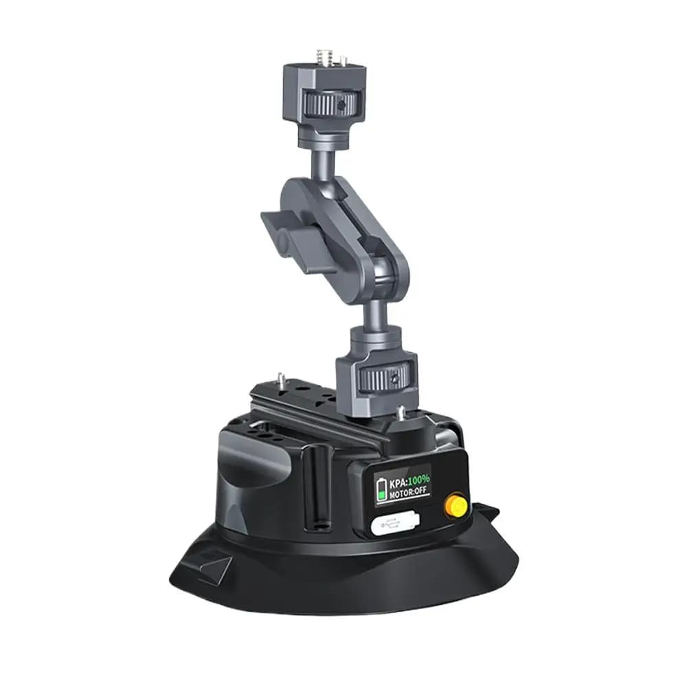 High-Power Electric Camera Suction Cup Heavy-Duty Vacuum Force Mount for Camera Action Cam Phone